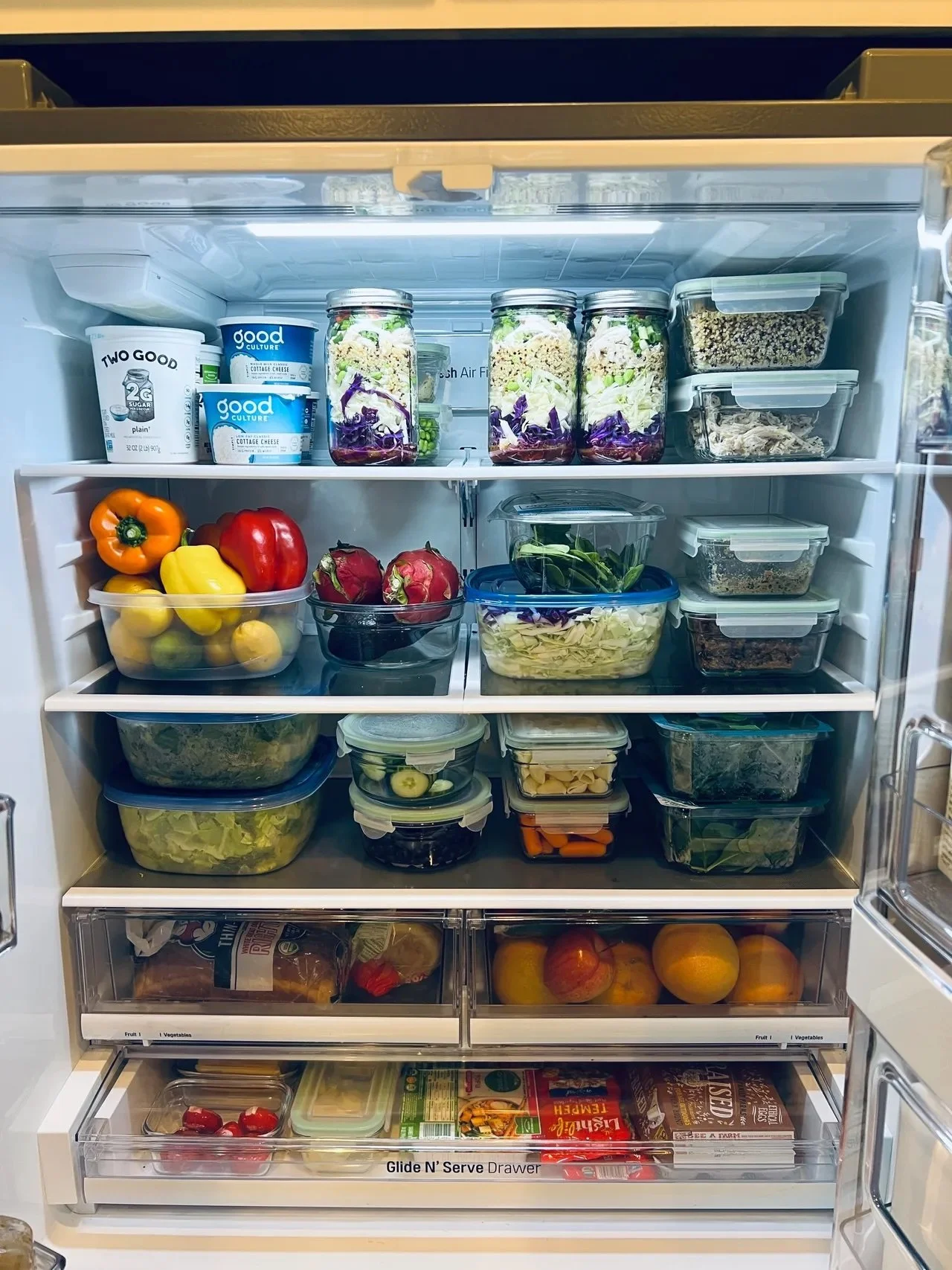 organized fridge