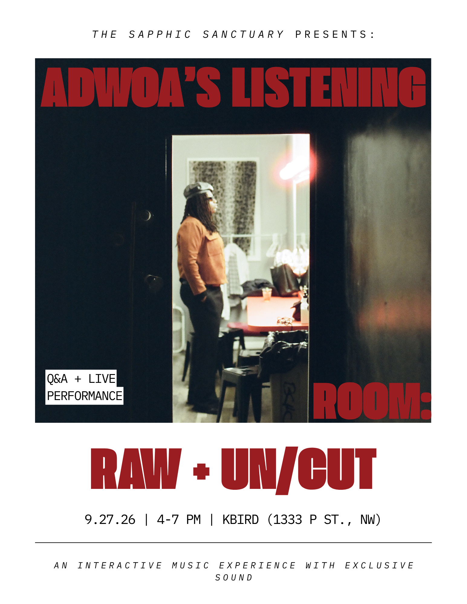 Adwoa's Listening Room: Raw and Un/Cut