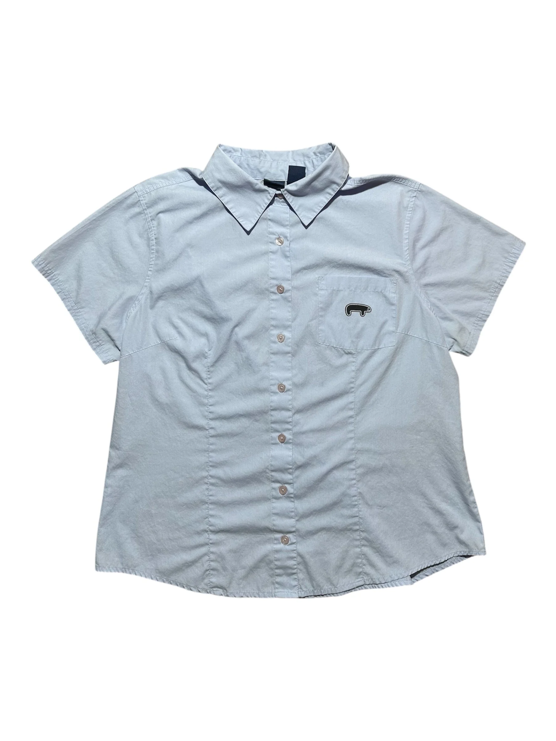 Women's Light Blue Work Shirt (L)