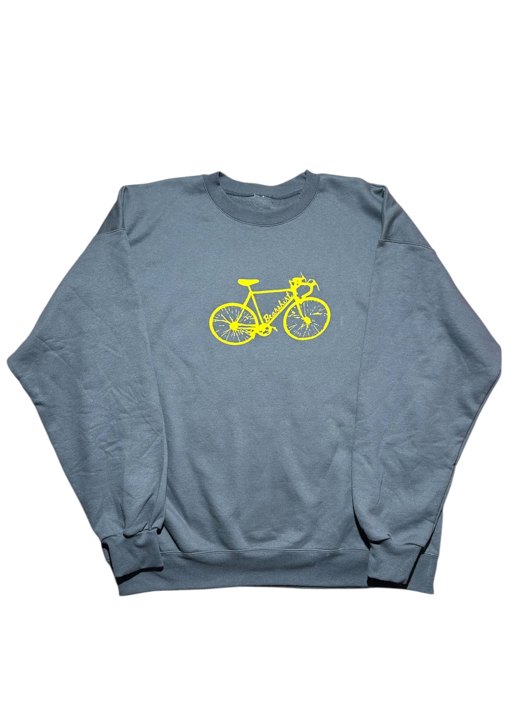 Grey Bike Crewneck (XL)