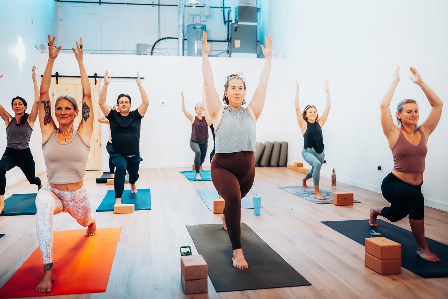 We have been working hard to break-in this beautiful studio space over the past 6 weeks, and are SOOOOO looking forward to showing you our yoga space! This weekend is our OPEN HOUSE. We will be open from 12-4 on Saturday. Just pop in and take a quick