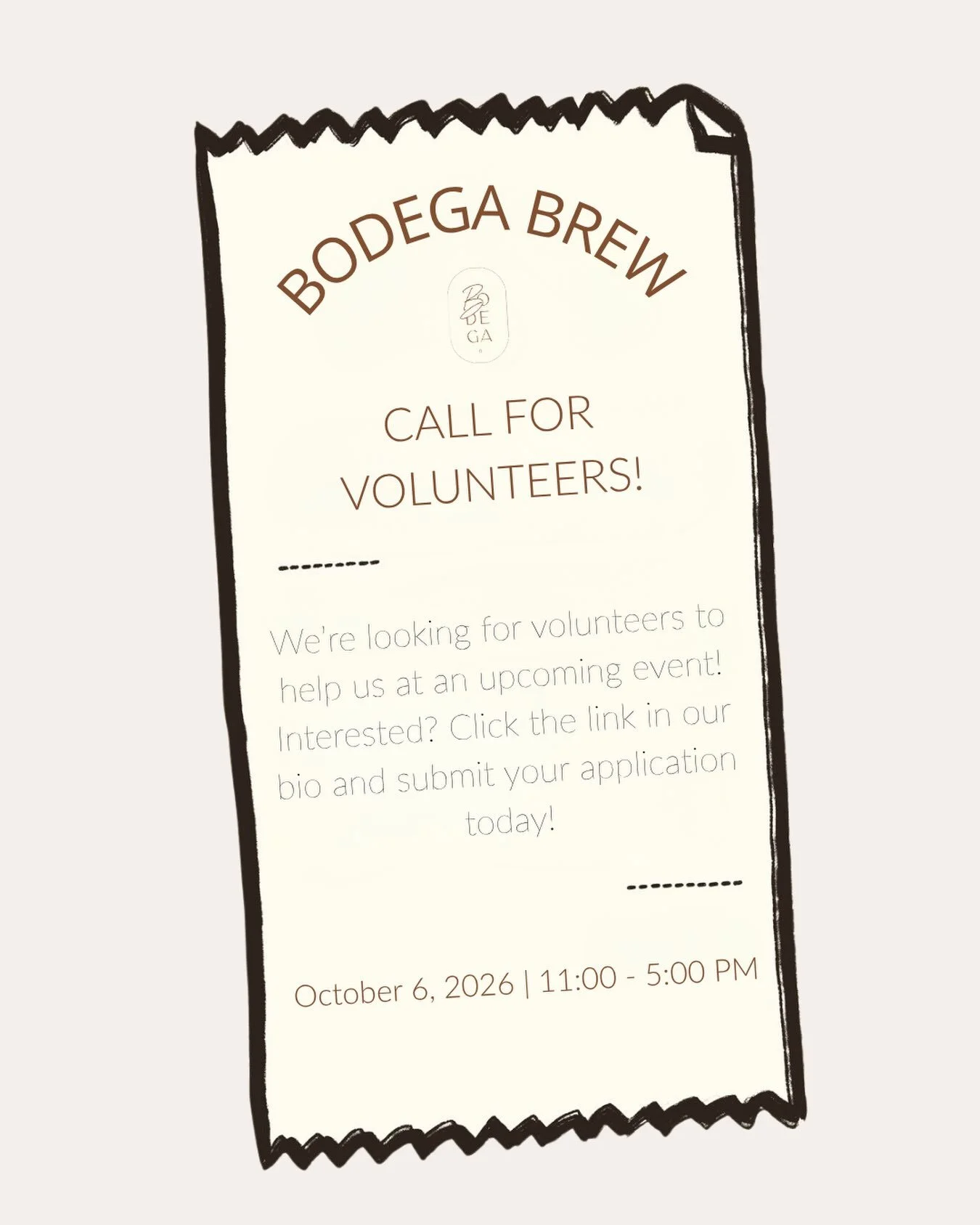 ATTENTION VOLUNTEERS! ☕️

We&rsquo;re looking for a little bit of extra help for an upcoming event we are planning and would love your help! Interested in seeing the behind the scenes of PR or getting hands on experience for event days? We&rsquo;d lo