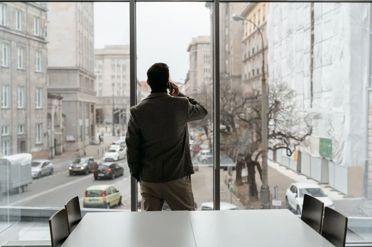 a-man-having-a-phone-call-in-the-office