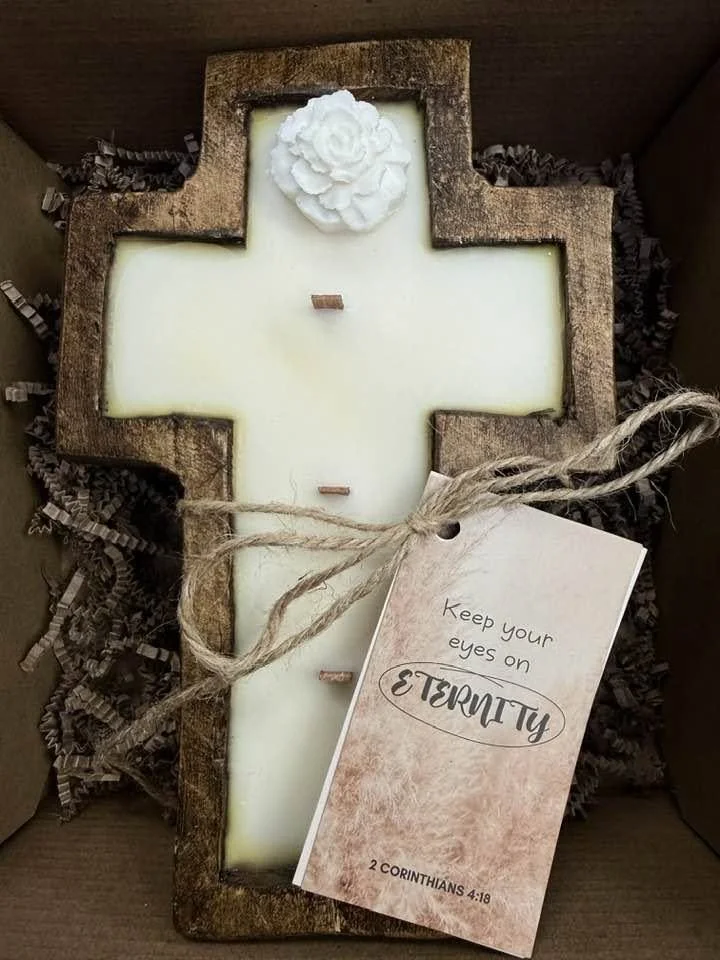 Mini Wooden Cross Dough Bowls