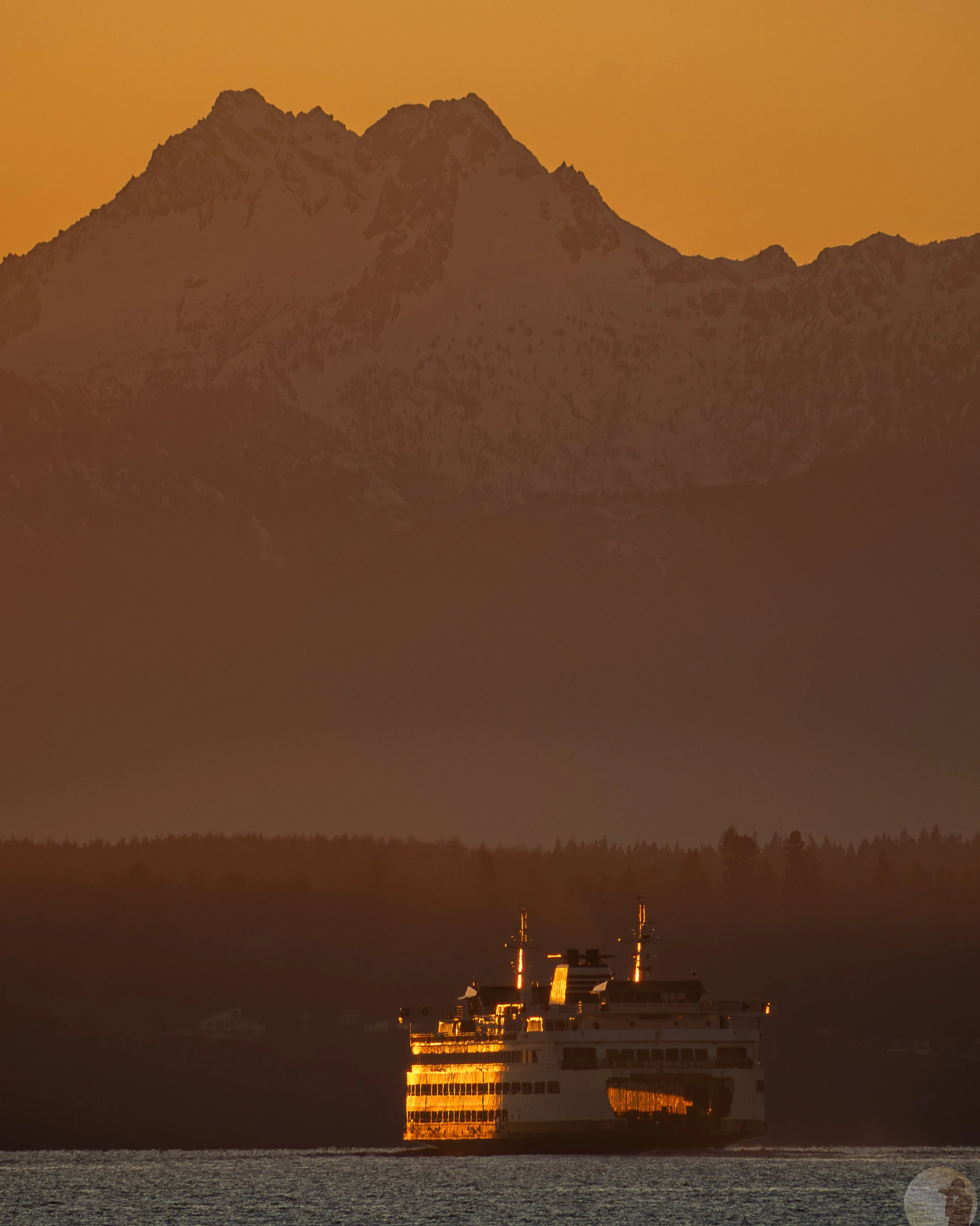 Ferry Boat in Puget Sound