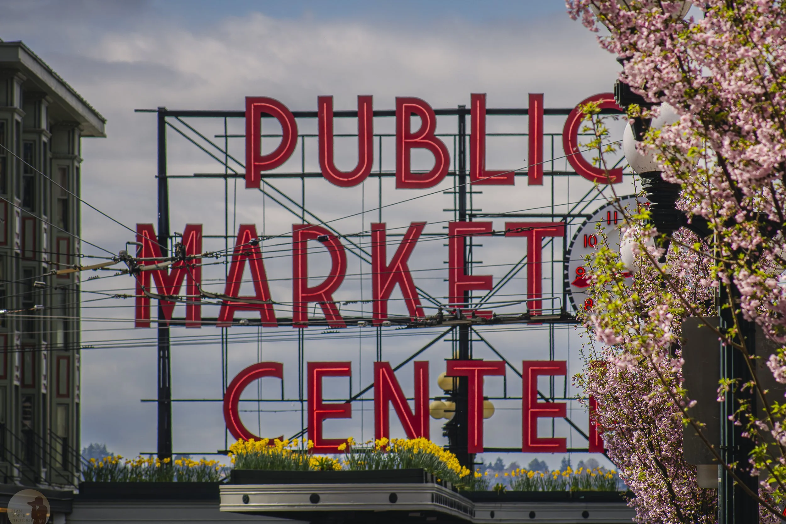 Springtime at Pike Place Market. Seattle, Washington