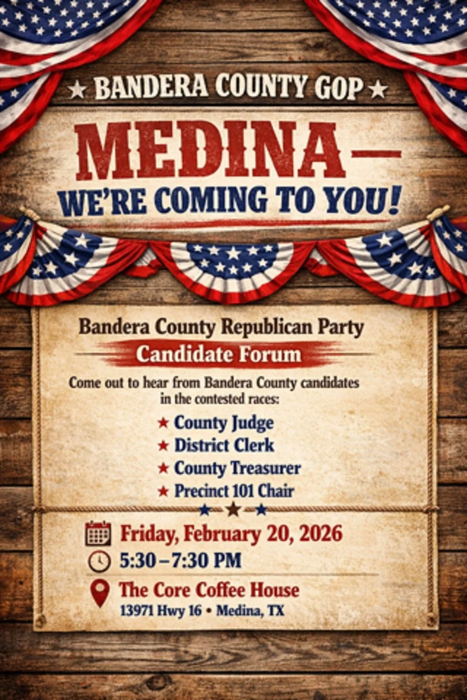 Local Candidate Forum - Medina, TX