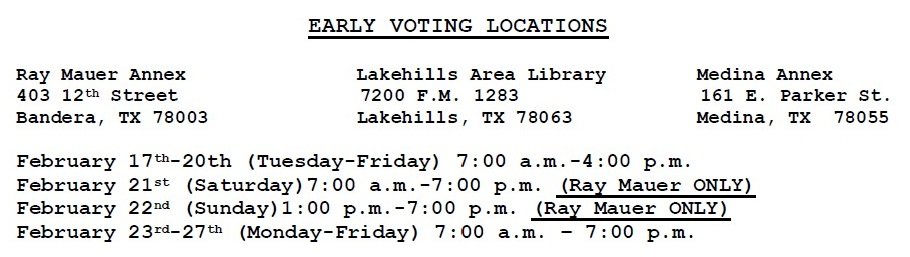 Early voting begins