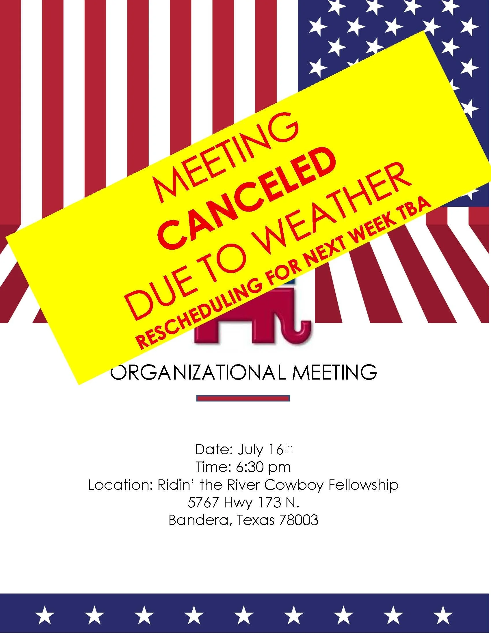 Organizational Meeting