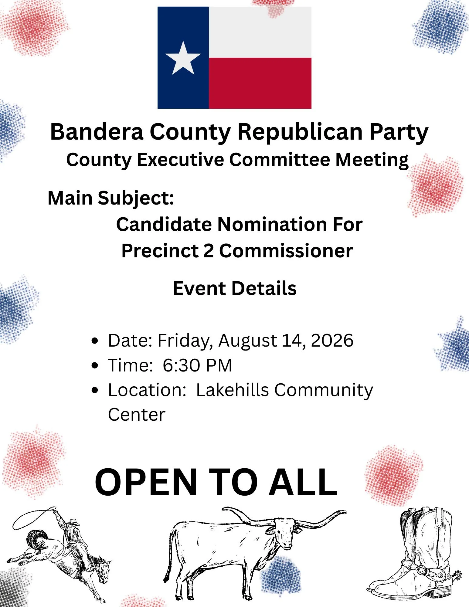 Candidate Nomination of Precinct 2 Commissioner