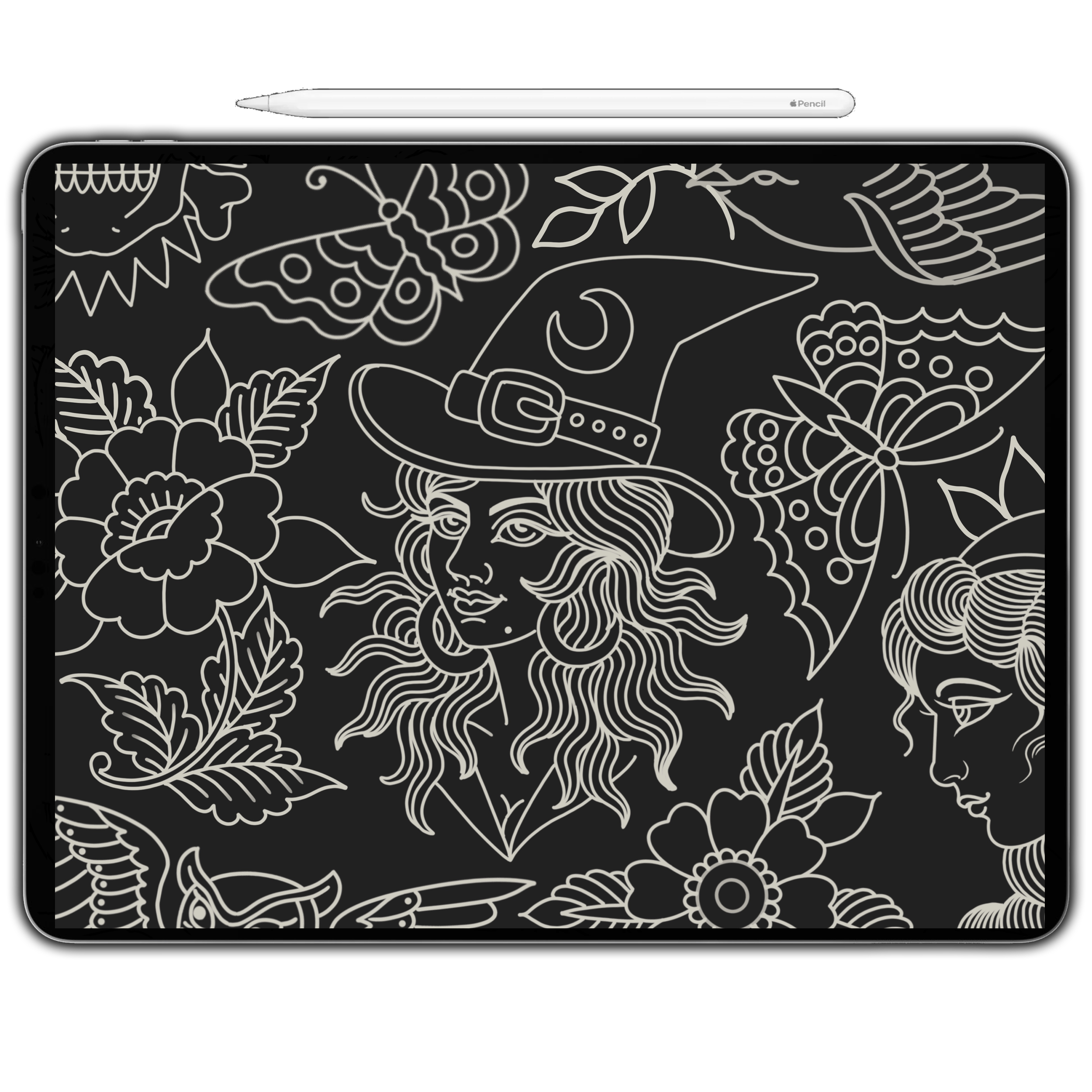 TRADITIONAL SET Procreate Stamps