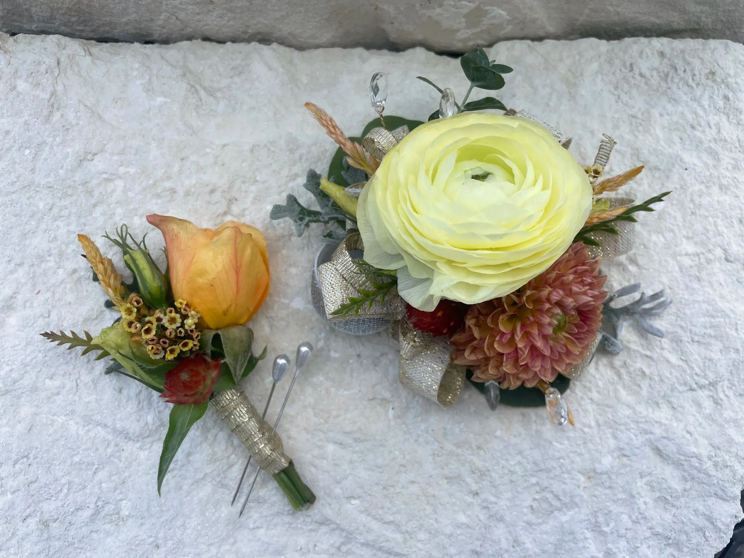Corsage and Boutonniere Duo |  Designer's Choice