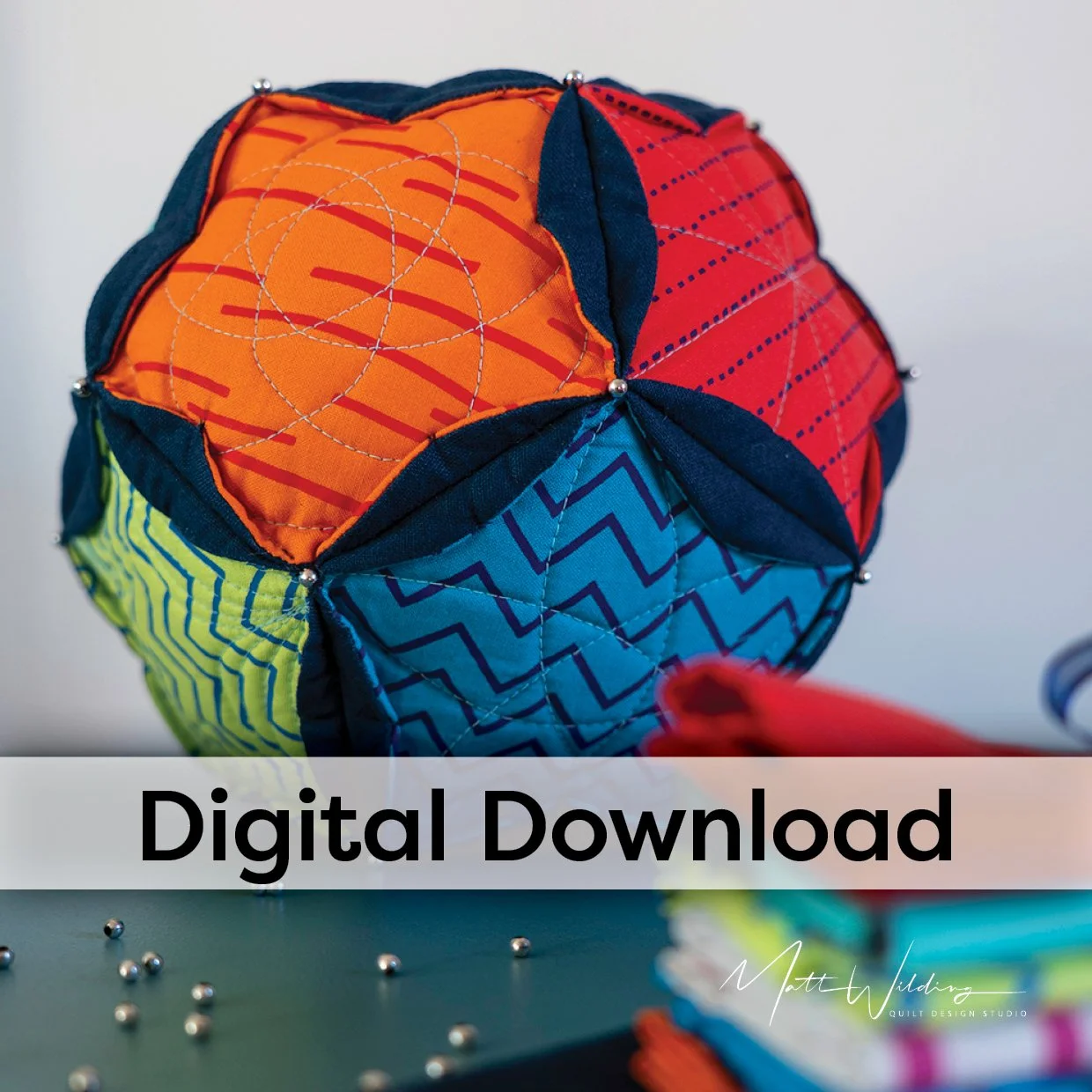 The Quilted Dodecahedron - Digital Download