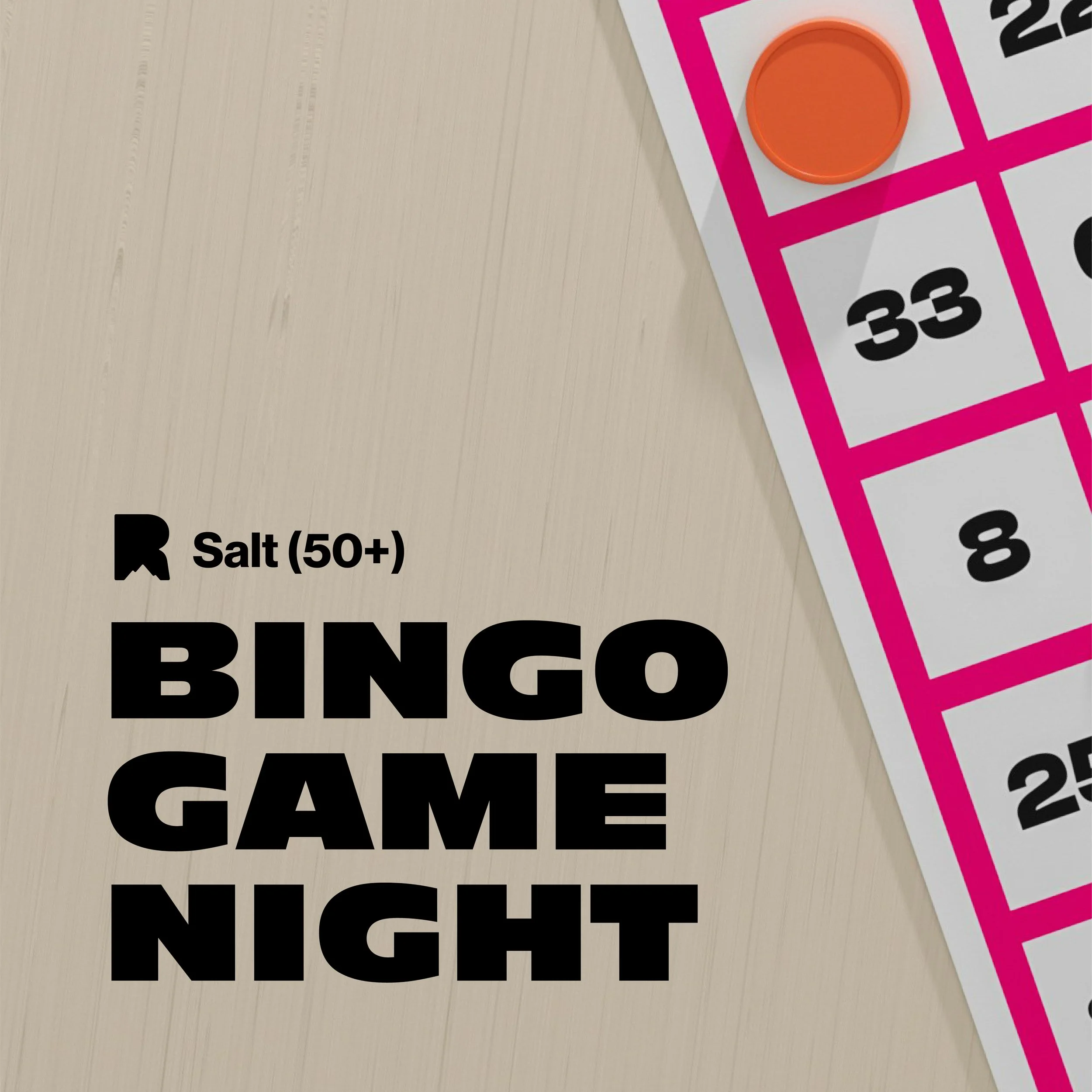Salt (50+) Bingo Game Night