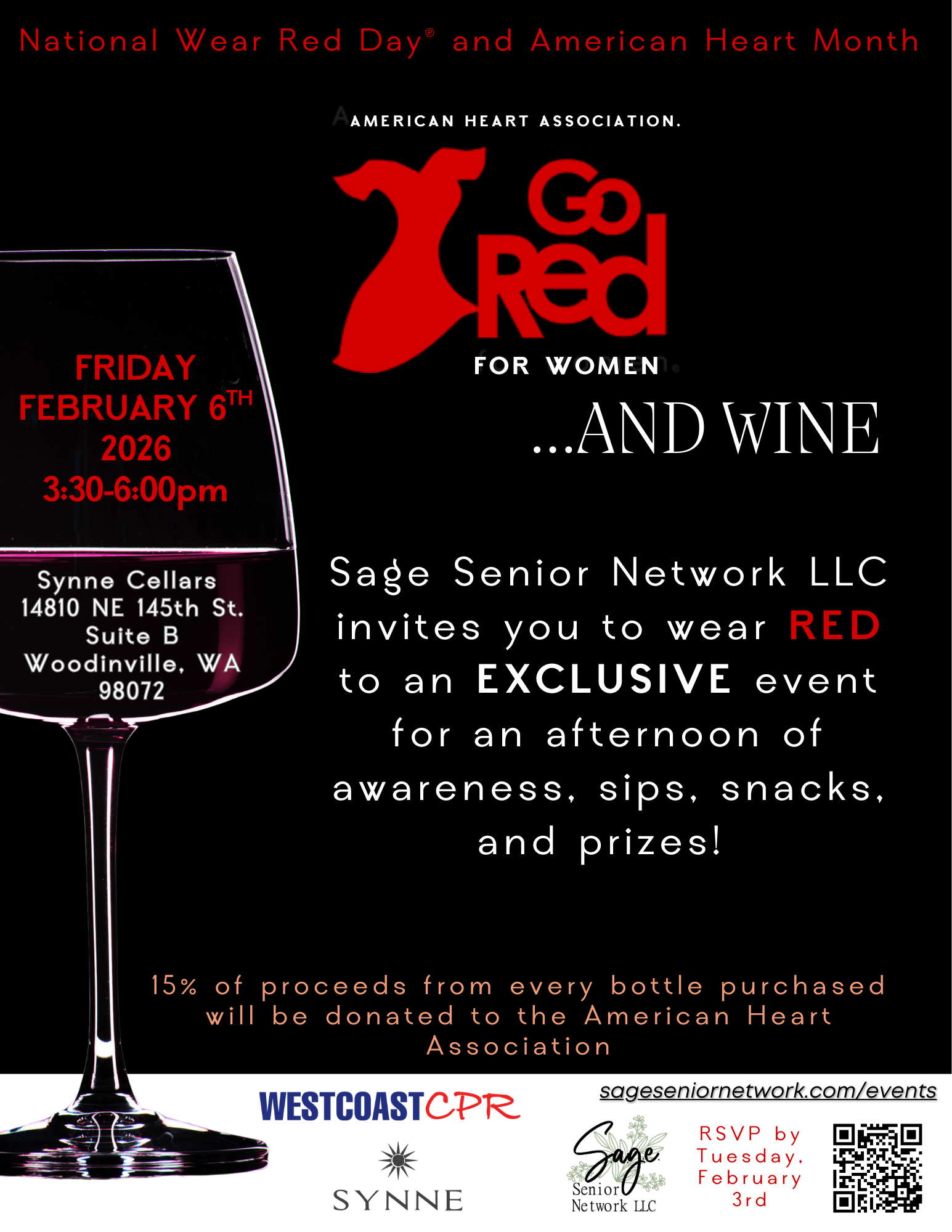 Go Red for Women & Wine