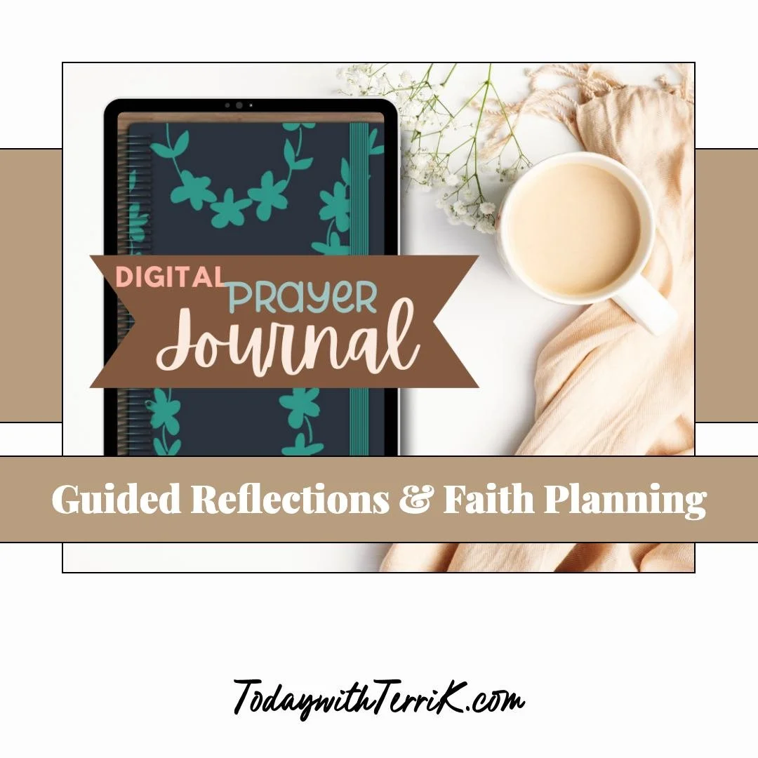 Start your day with intention and peace using the Prayer Journal by TodaywithTerriK. This beautifully designed digital journal is your go-to space for daily reflection, prayer tracking, and connecting with your faith.#journaling #pray #biblestudy #ch