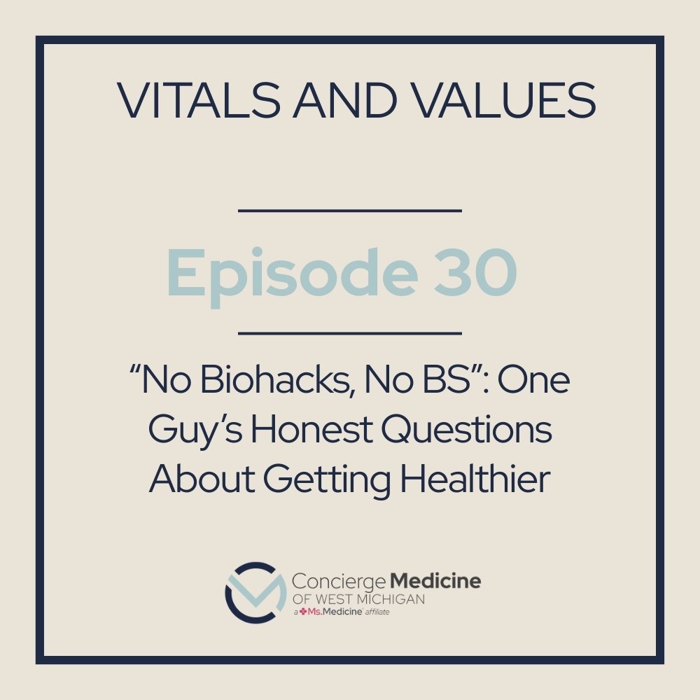 “No Biohacks, No BS”: One Guy’s Honest Questions About Getting Healthier featuring David Roden and Patrick Wurksma.