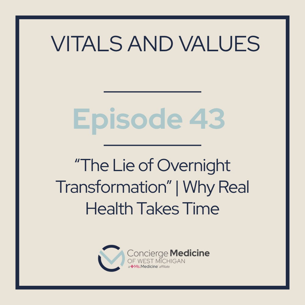 “The Lie of Overnight Transformation” | Why Real Health Takes Time