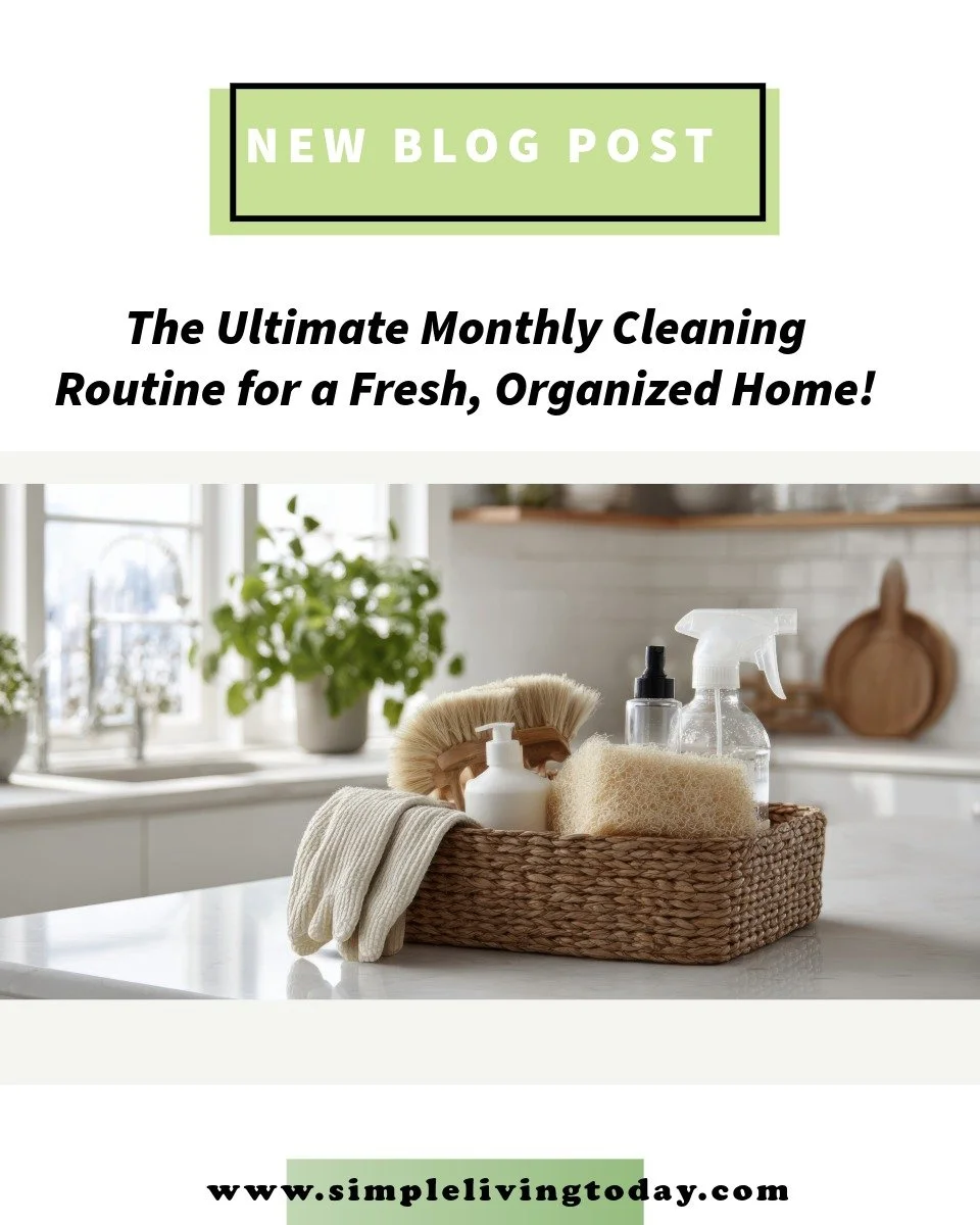 The Ultimate Monthly Cleaning Routine for a Fresh, Organized Home