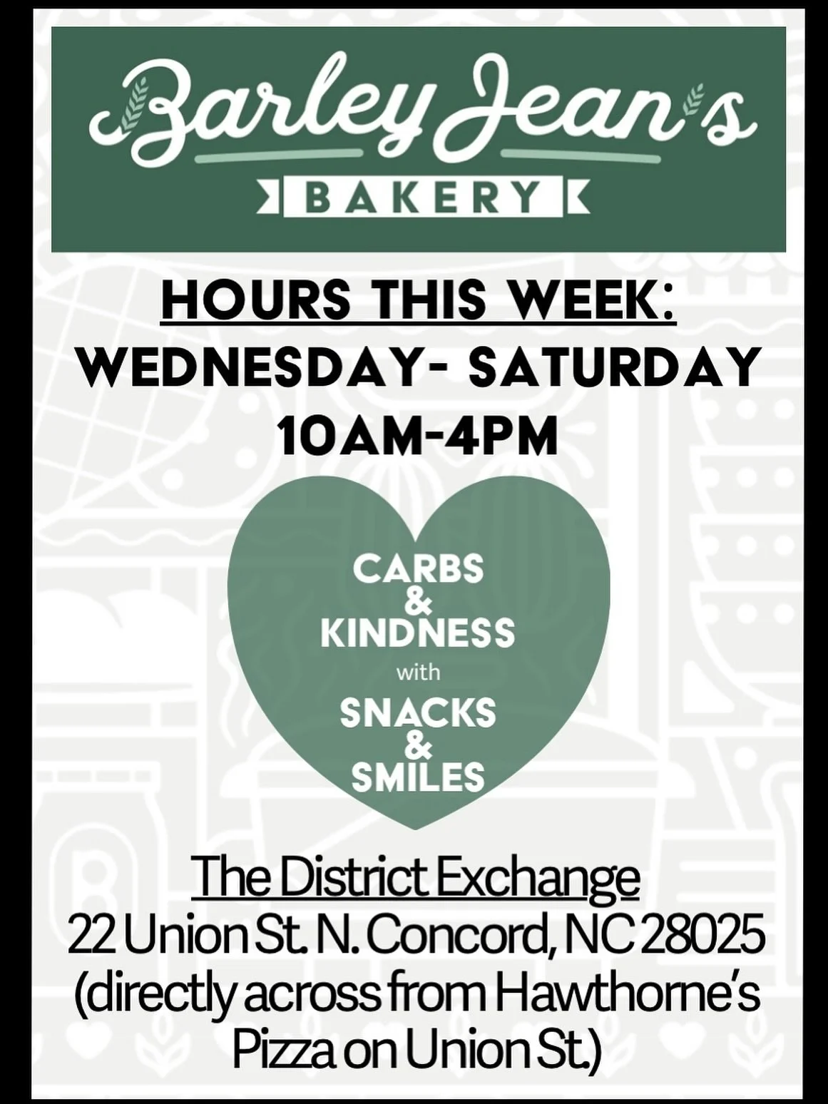 Thank you, thank you, thank you! We had a soft opening beyond any of our expectations  Friday &amp; Saturday 🩷 We will see you @downtownconcordnc for the FINAL Tuesday @piedmont_farmers_market of the year from 10-1 and back in the STORE(!!) @thedist