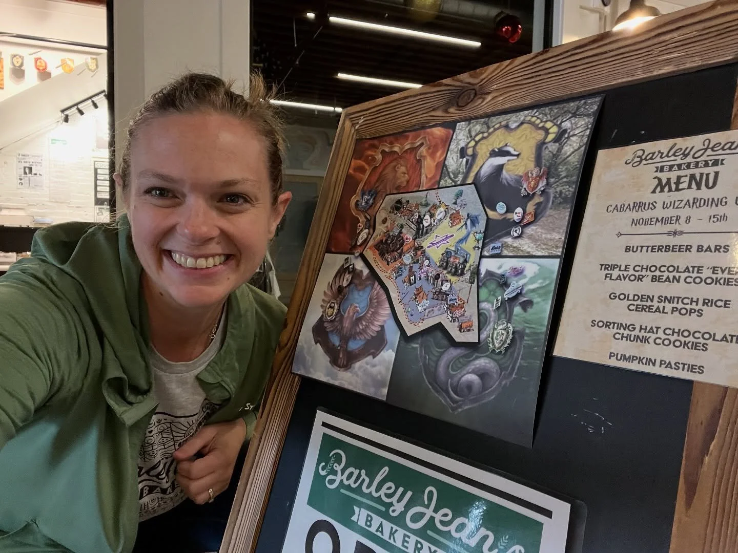 Open for business a bit early and feeling thankful this morning🍪🥰 Each day I get to experiment and be creative with a little more freedom because of this big leap we took! Wizarding Week, Christmas Tree Lighting, Concord Christmas Parade, oh my! So