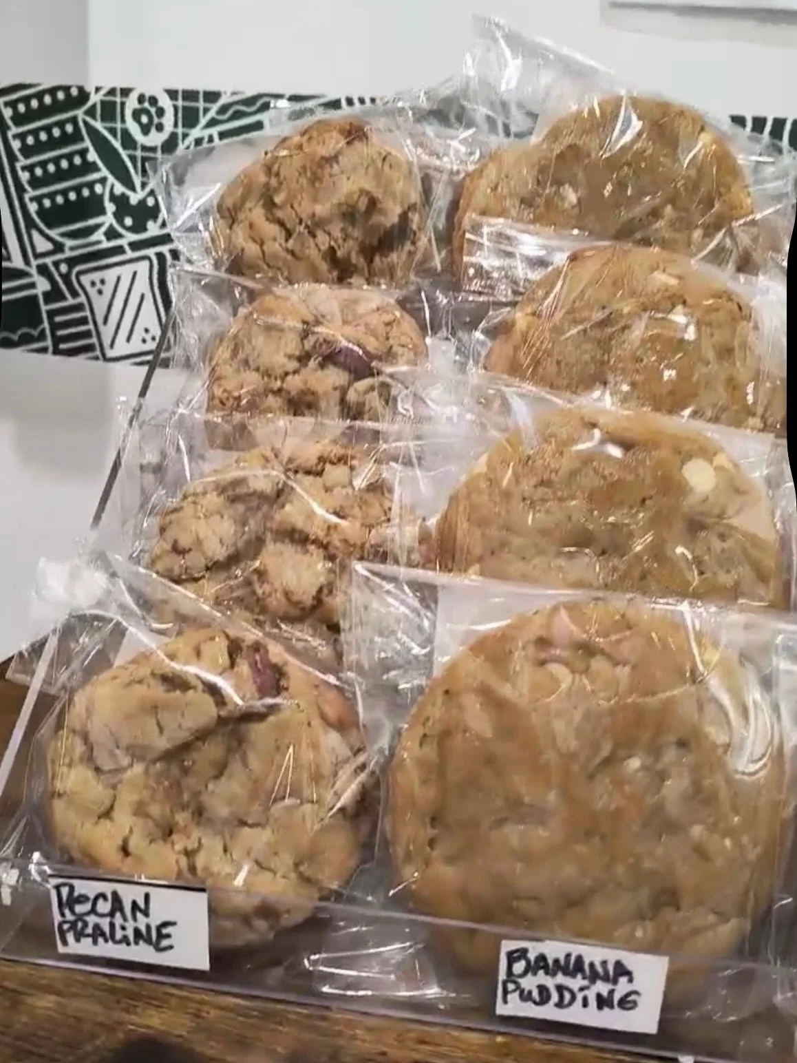 I don&rsquo;t know how you would choose- I can&rsquo;t. So come try all our new cookie flavors! Pecan Praline, Banana Pudding, Peanut Butter Chocolate Chip, Oatmeal White Chocolate Craisin?! We also have our Confetti, Triple Chocolate, and Brown Suga