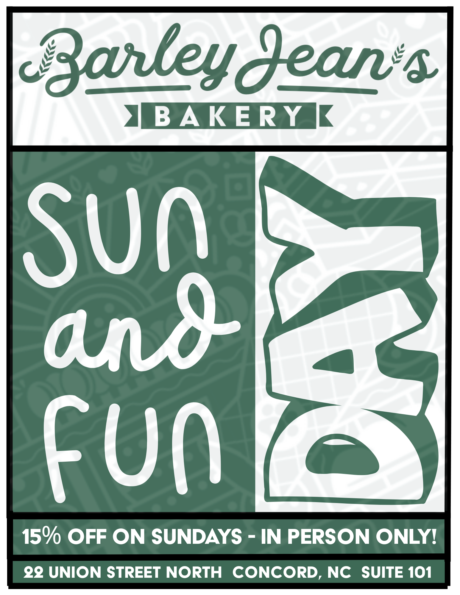 Sunday Funday @ Barley Jean's Bakery