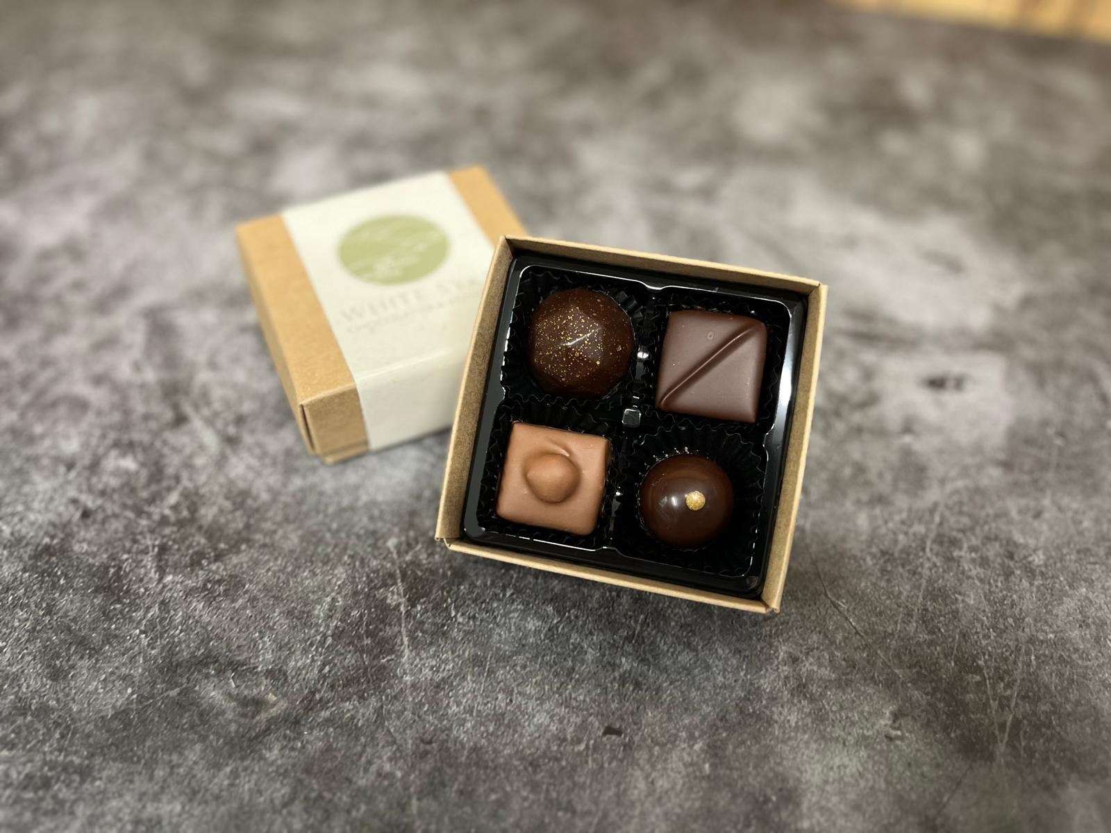 4 Piece Chocolate Box
