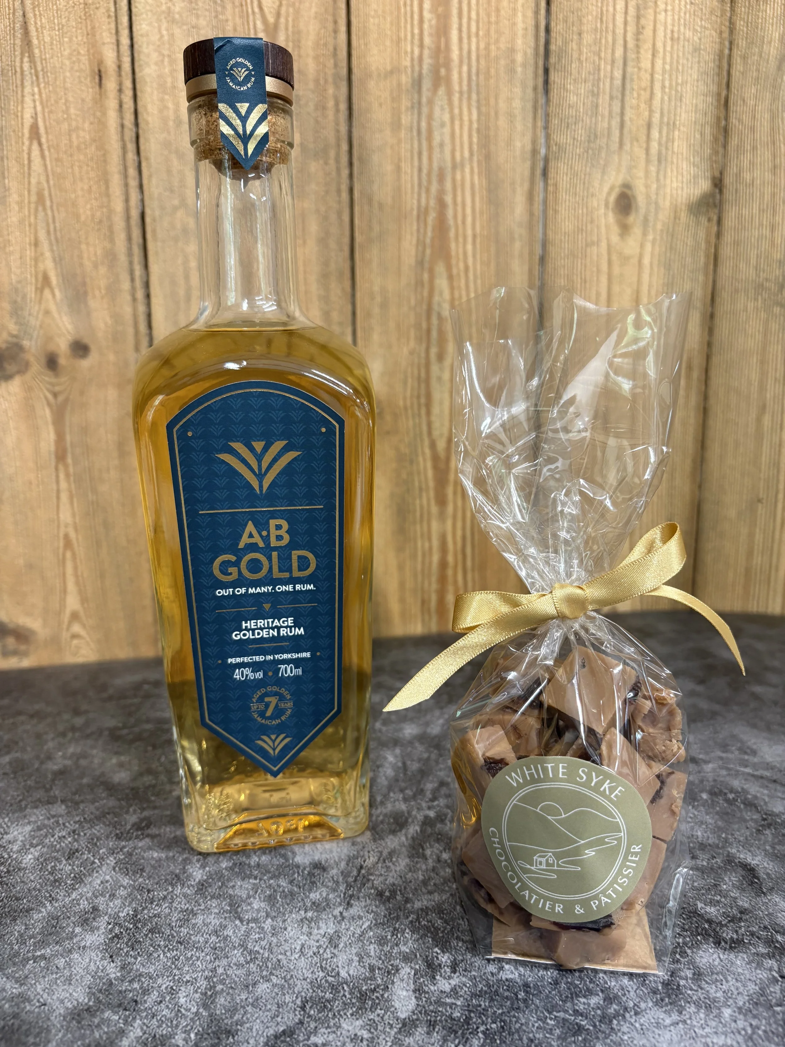 'AB Gold' Rum and Raisin Fudge