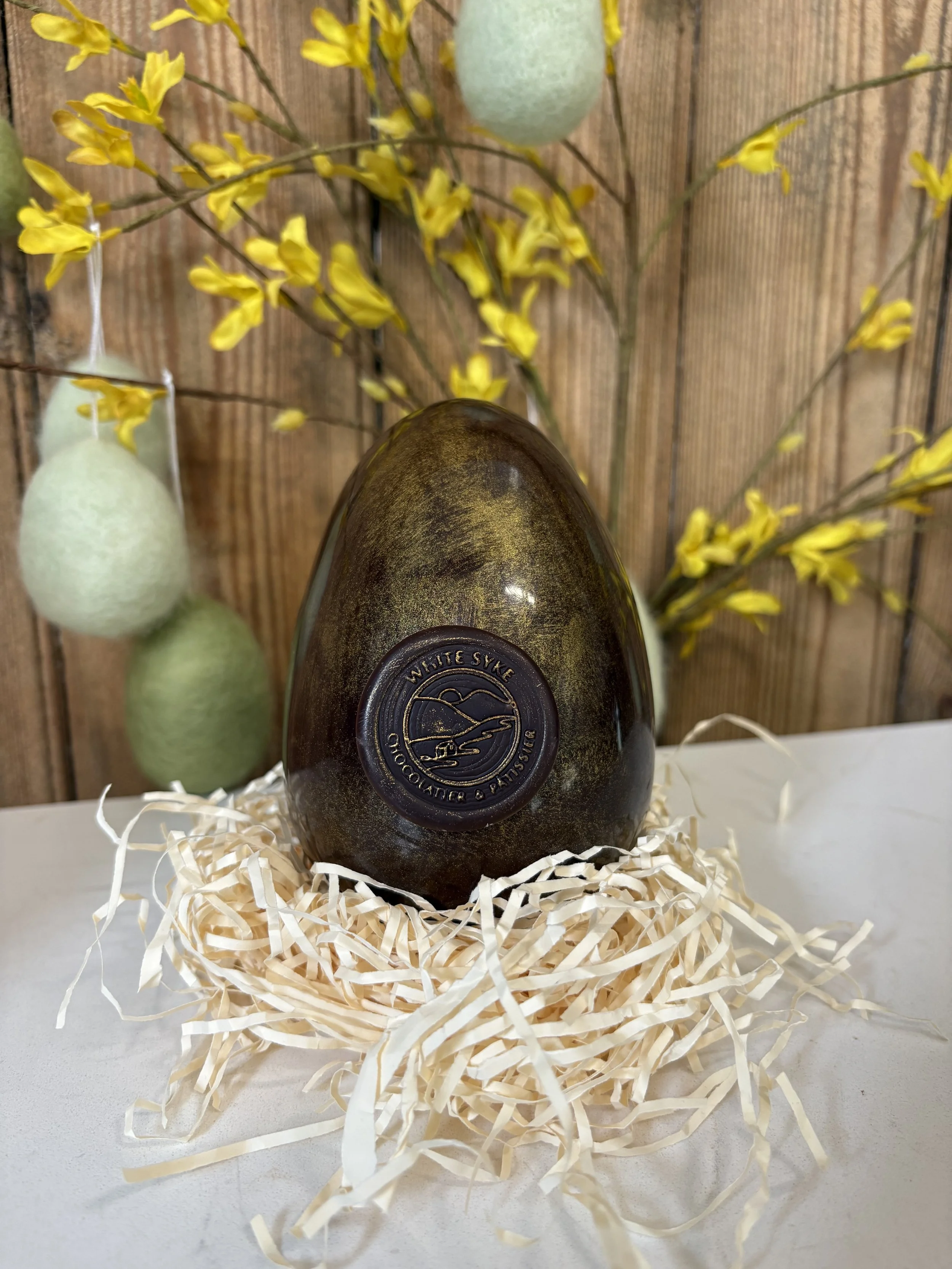 Salted Butter Caramel and Dark Chocolate Easter Egg