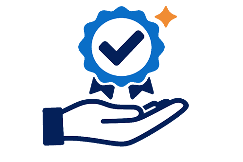 Icon of a person with a megaphone and a speech bubble with three dots indicating speech.