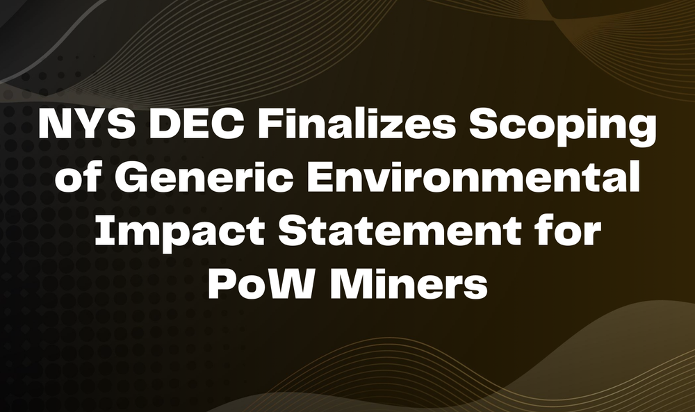 NYS DEC Finalizes Scoping of Generic Environmental Impact Statement for POW Miners