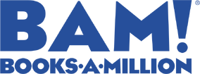 Logo of BAM! Books-A-Million with bold blue text