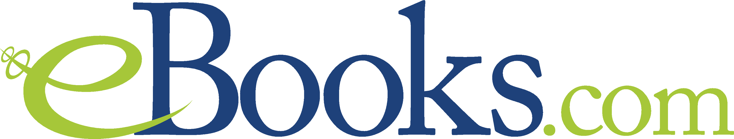 Ebooks.com logo with blue and green lettering