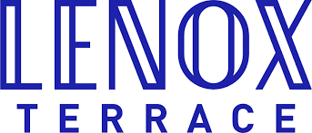 LENOX TERRACE logo in blue text
