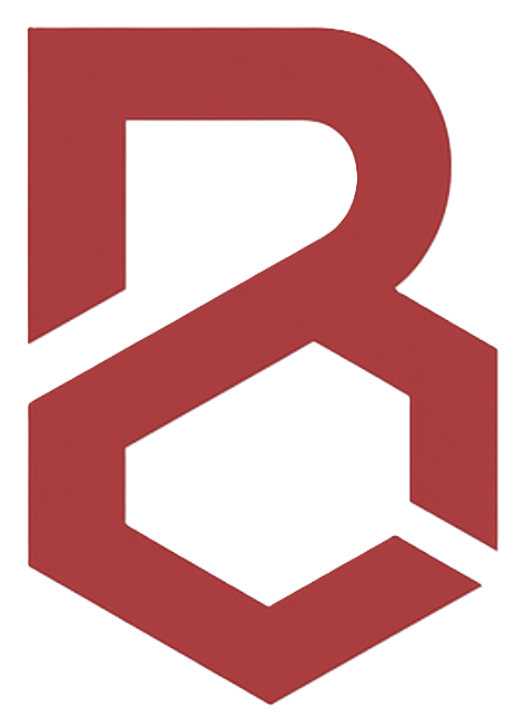 A stylized red 3D number 2 with a geometric design.