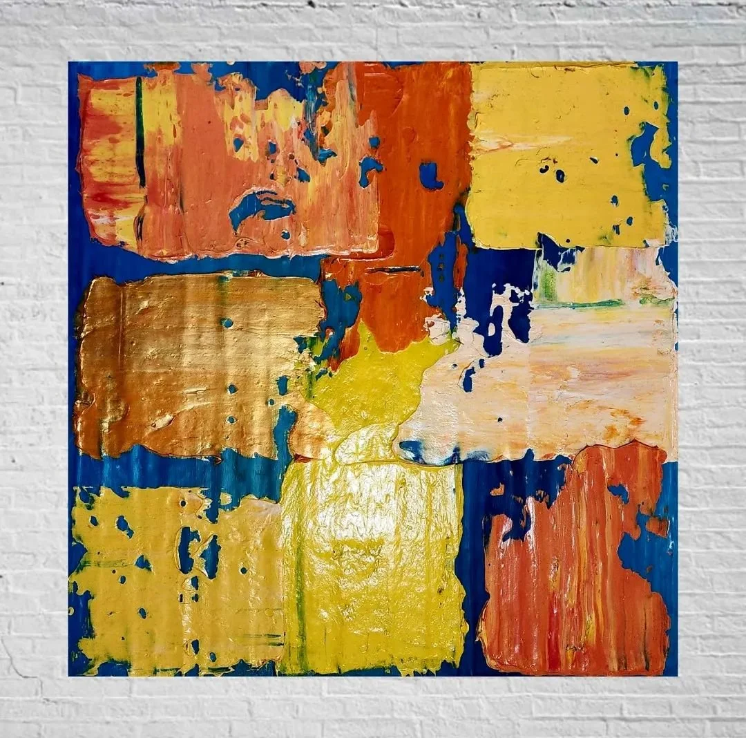 20x20in 
.
.
.
.
.
#acrylicpainting #abstractartist #abstractart #texturedpainting #texturedart #modelingpaste #acrylicmedium #liquitex #goldenpaints #artistloft #amsterdampaint #mixedmediaart #visualart #nonobjectiveart #nonobjectivepainting