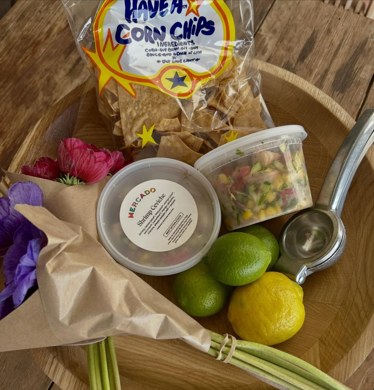 Our Shrimp Ceviche is back!
Bright citrus, fresh mango, and just in time for this week&rsquo;s heat wave. 🌞