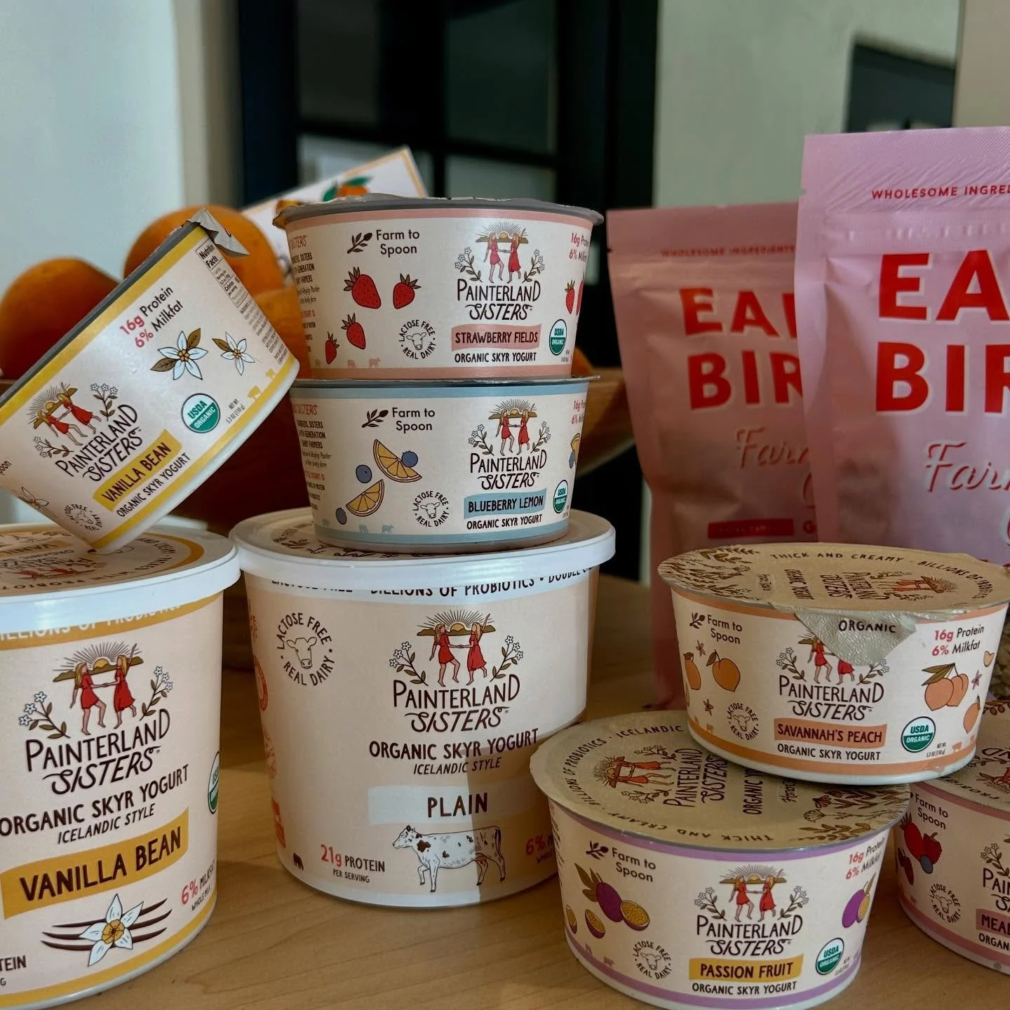 Painterland Sisters skyr yogurt is now in store 🤍

Made with organic milk and simple ingredients, it&rsquo;s the perfect way to make your morning feel a little extra special 🥄