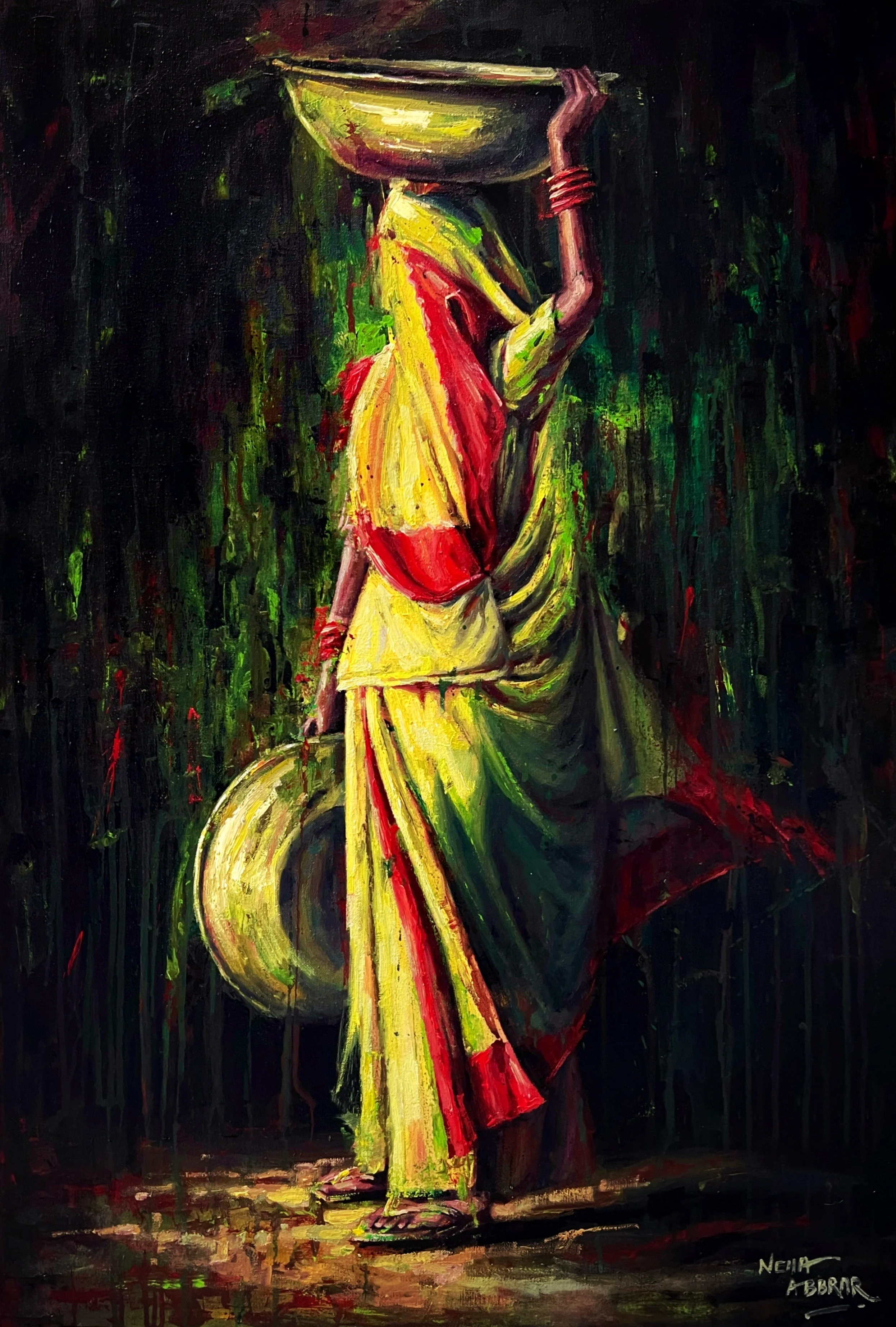 Imperceptible, 2023, Oils on Canvas - 36 x 24 in