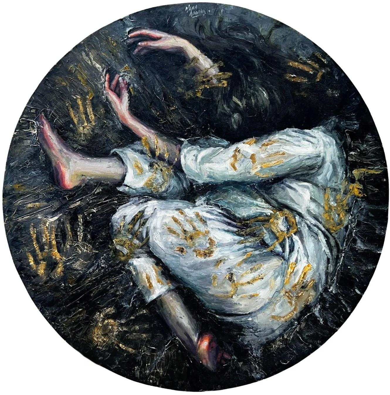 Unconsented, 2023, Oils on Canvas - 42 in