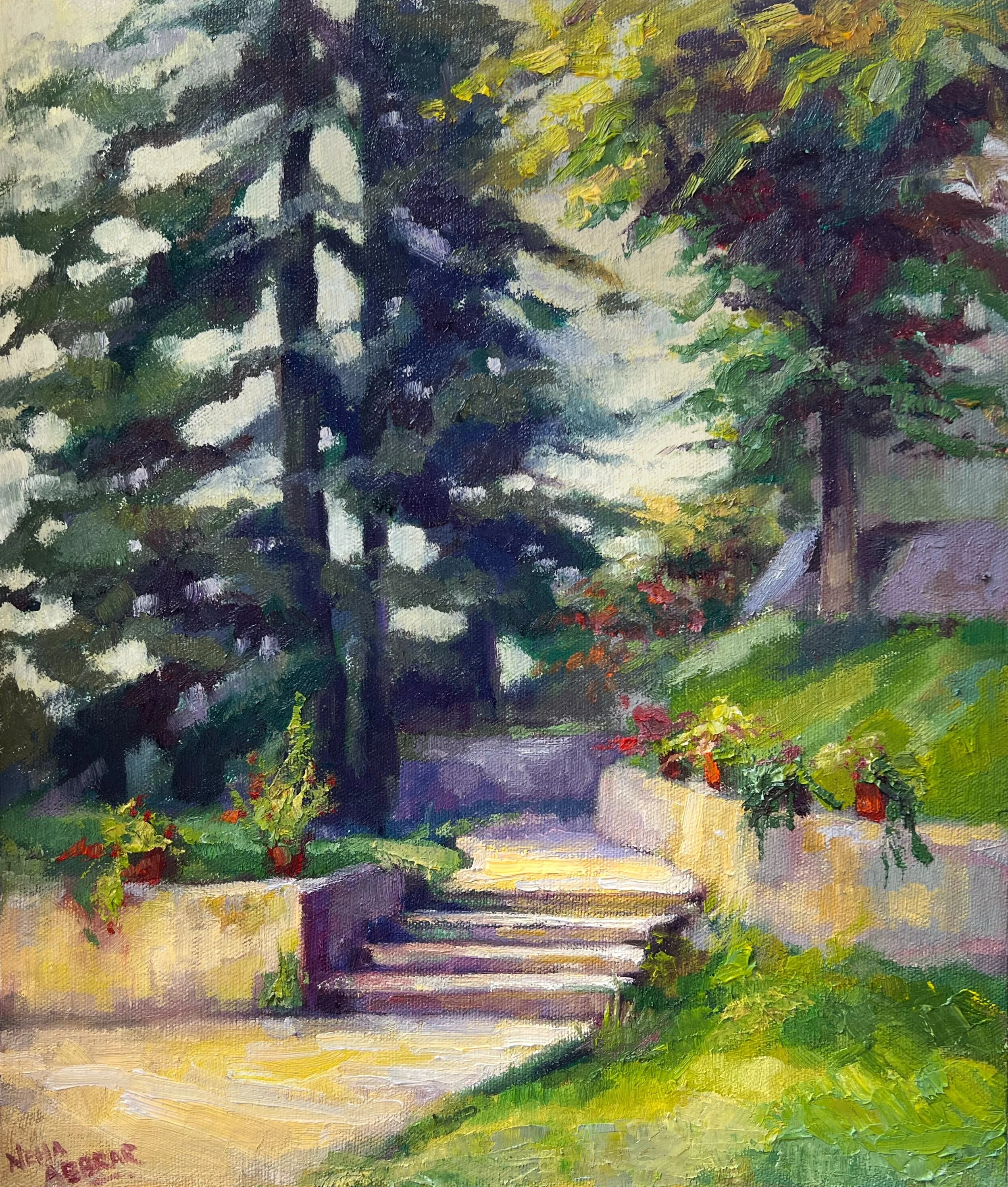 Shogran (2), 2022, Oils on Canvas - 18 x 12 in