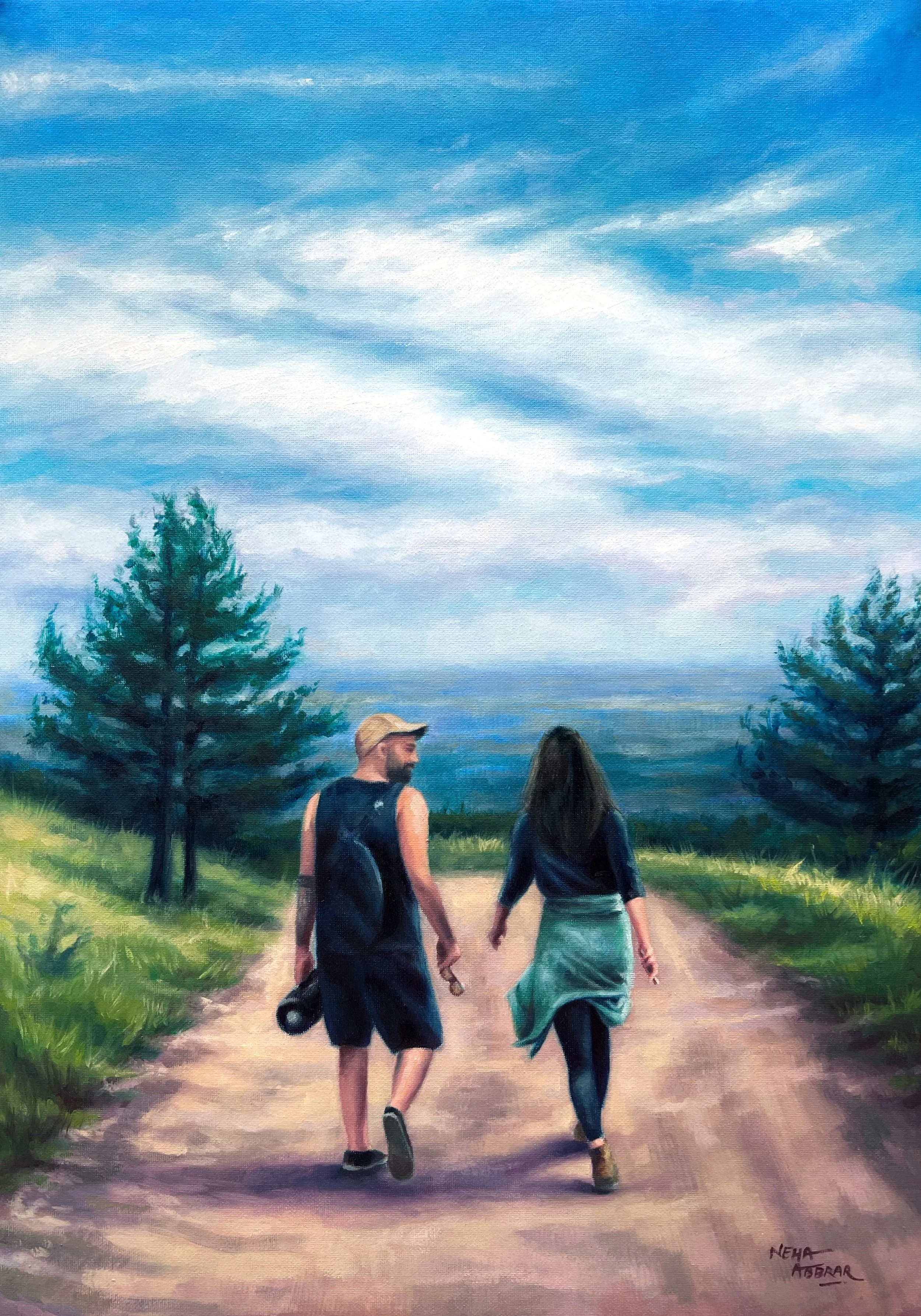 Untitled, 2023, Oils on Canvas - 24 x 18 in