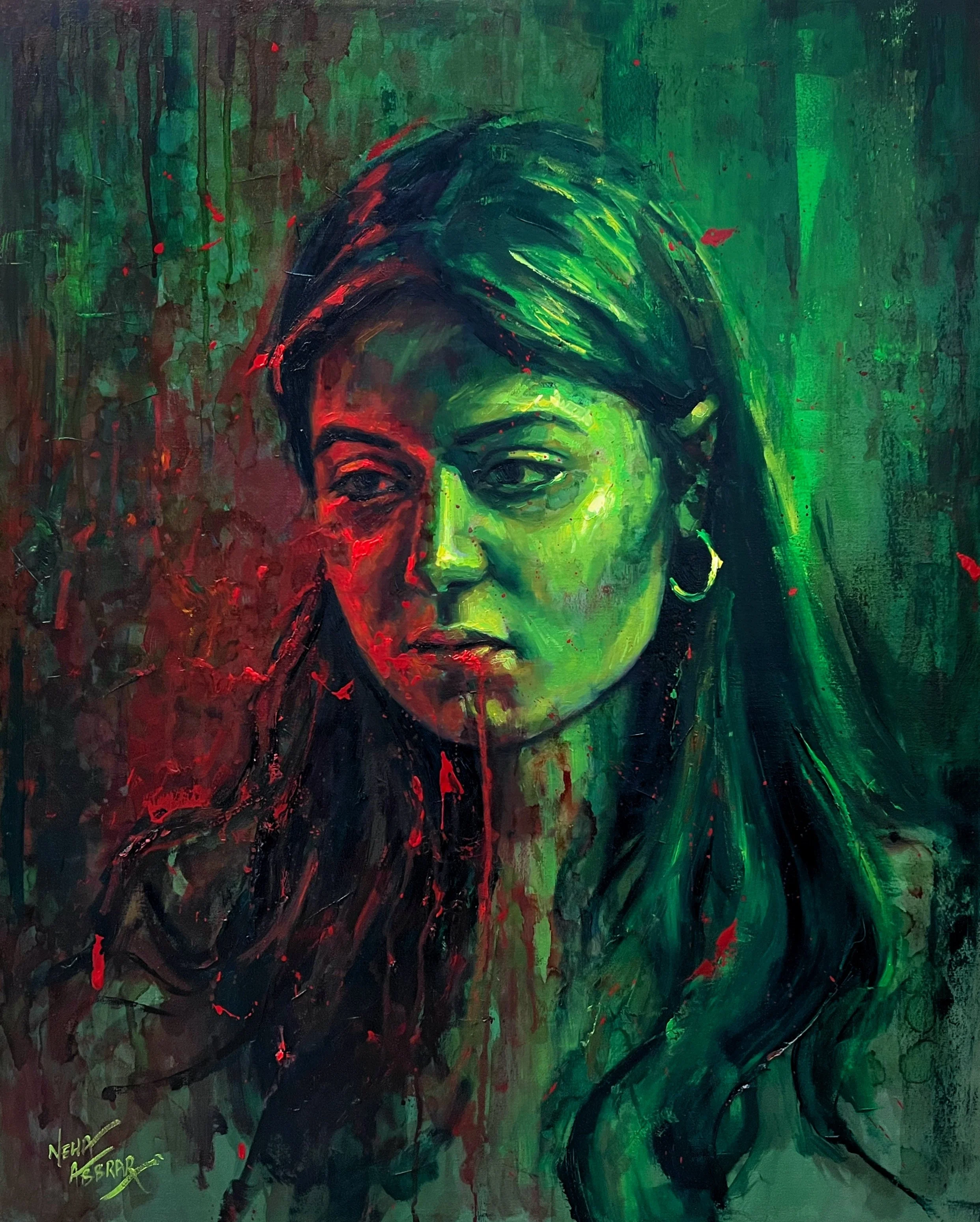 Unsaid, 2023, Oils on Canvas - 30 x 24 in