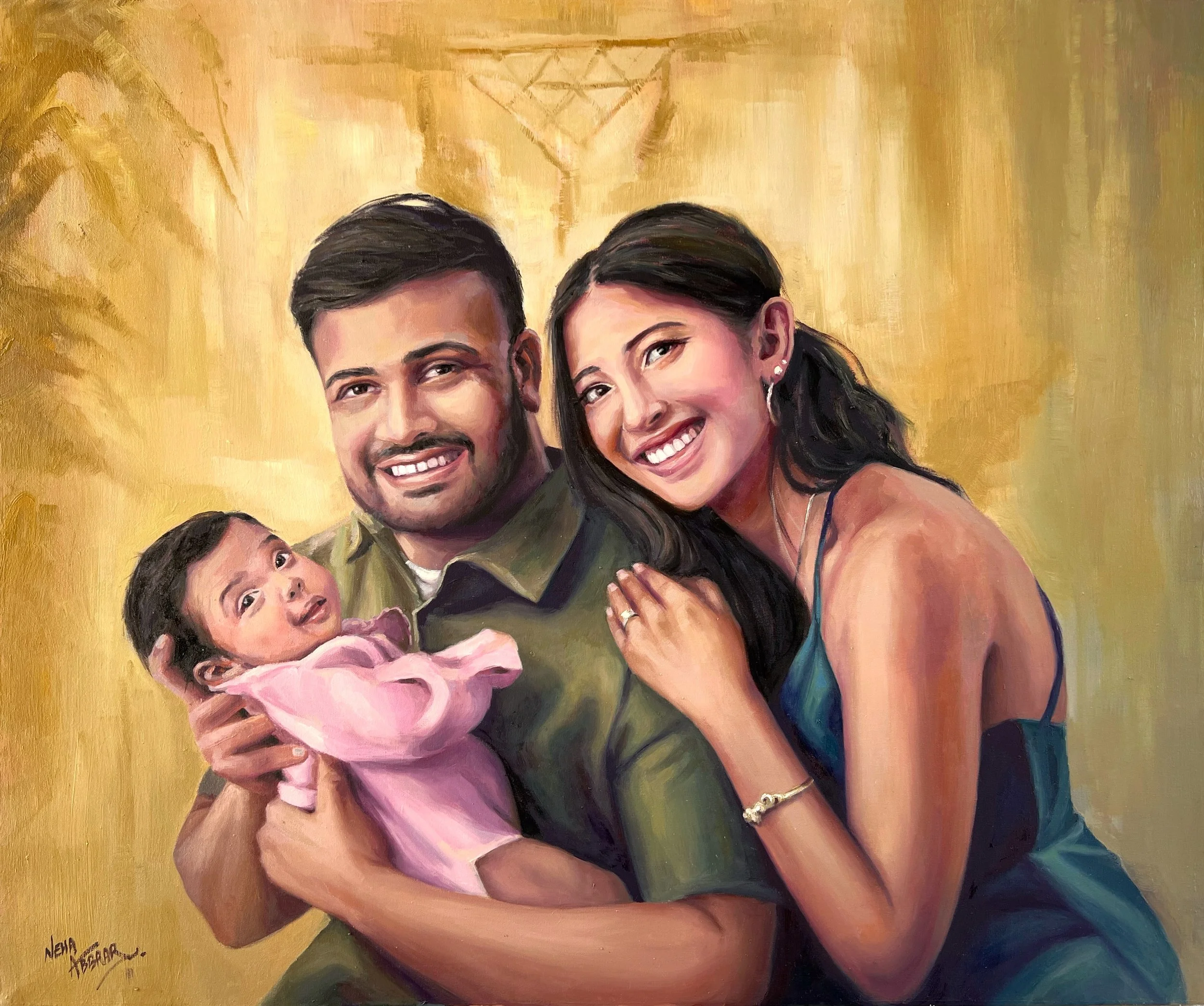 Untitled, 2022, Oils on Canvas - 36 x 30 in