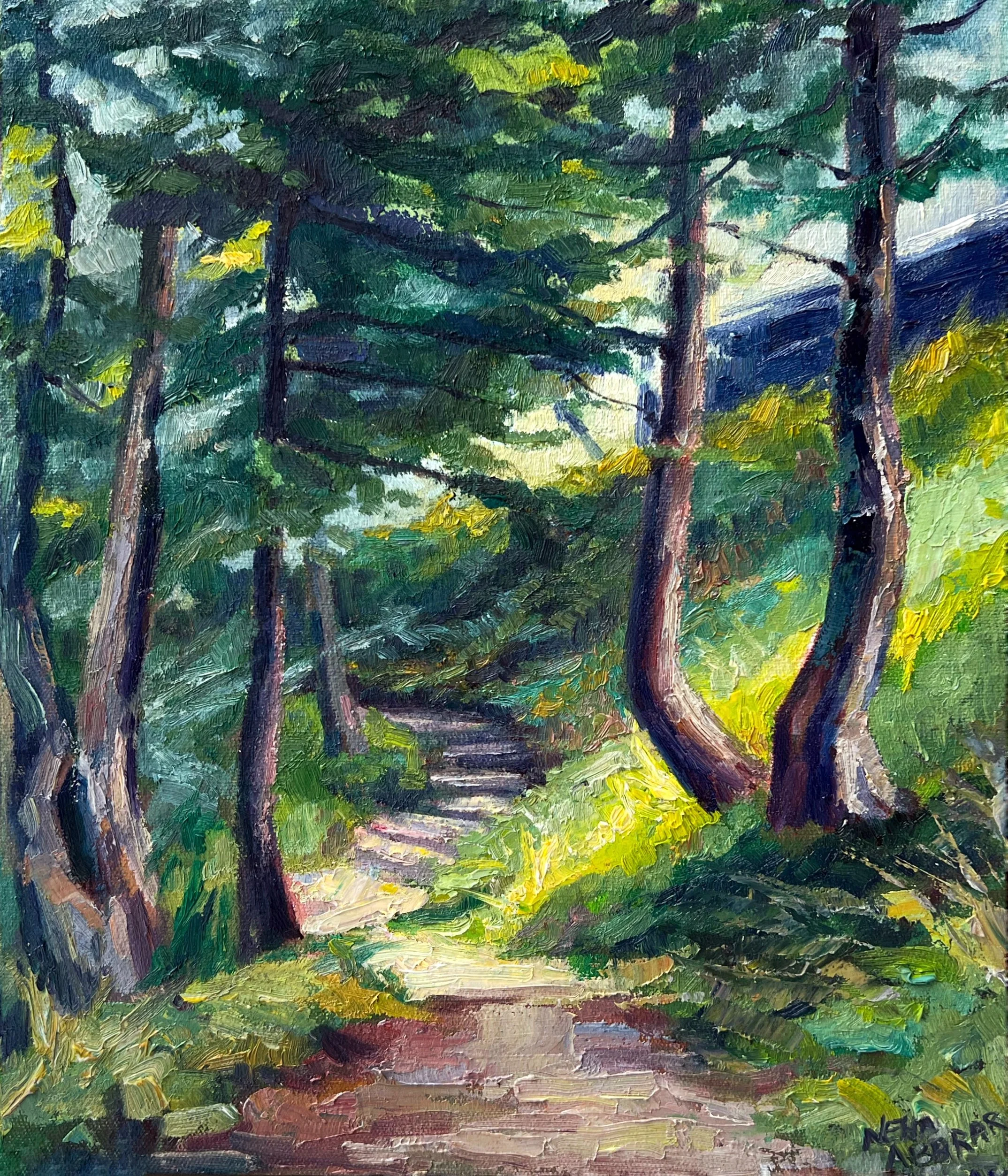 Shogran, 2022, Oils on Canvas - 18 x 12 in