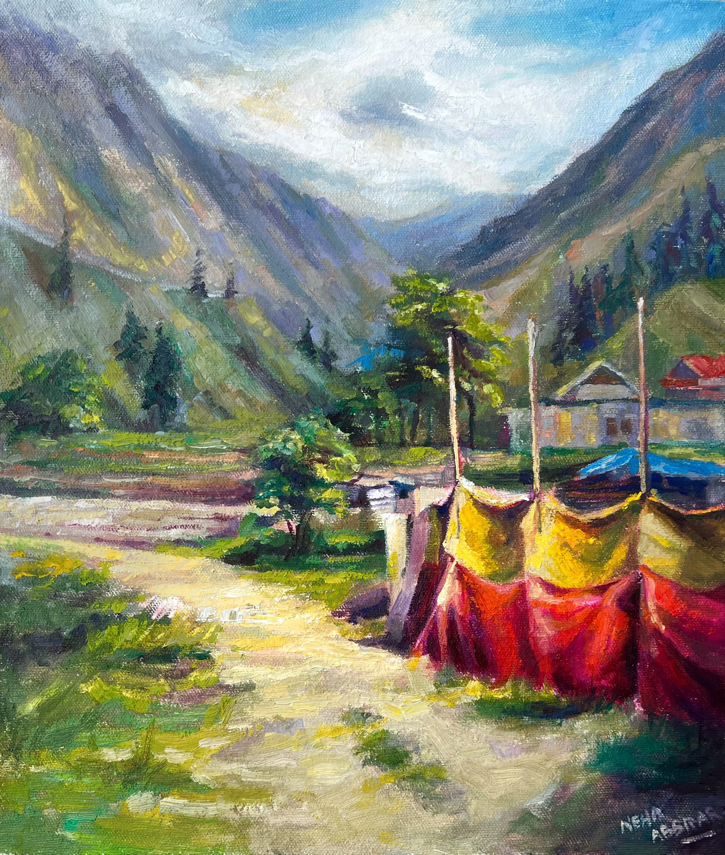 Naran, 2022, Oils on Canvas - 18 x 12 in