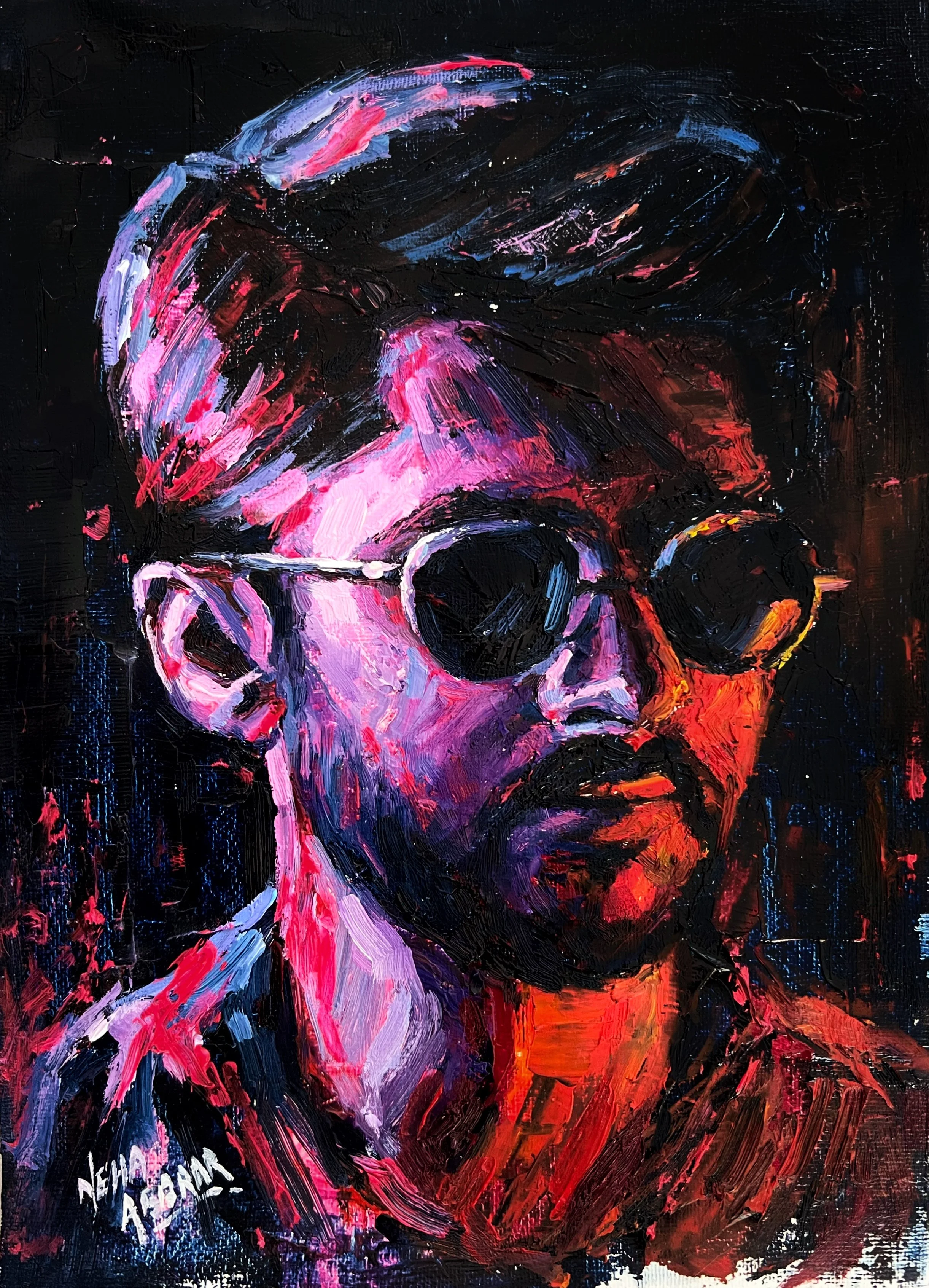 Love & Kindness, 2022, Oils on Canvas - 11.7 x 8.3 in