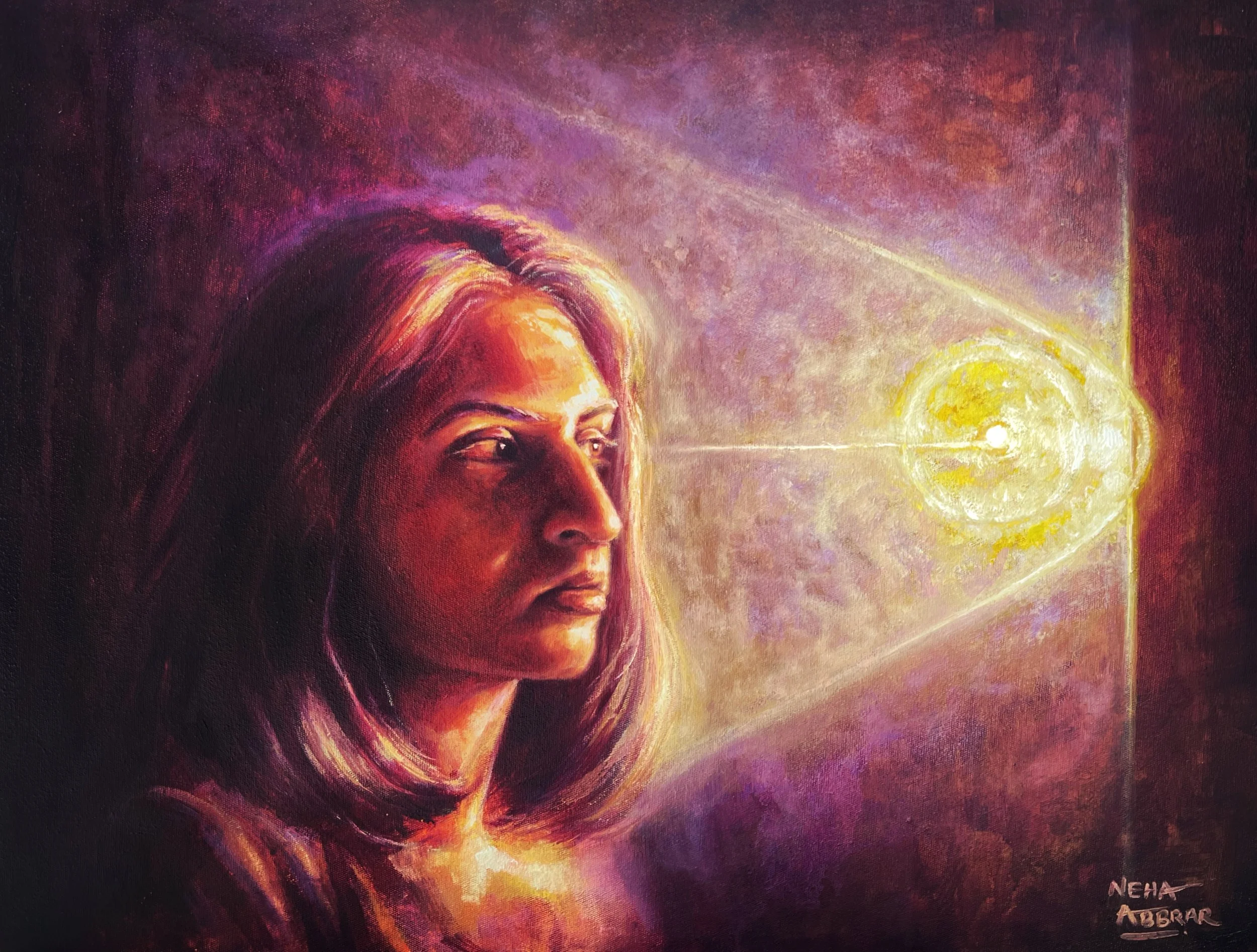 Spot, 2023, Oils on Canvas - 24 x 18 in