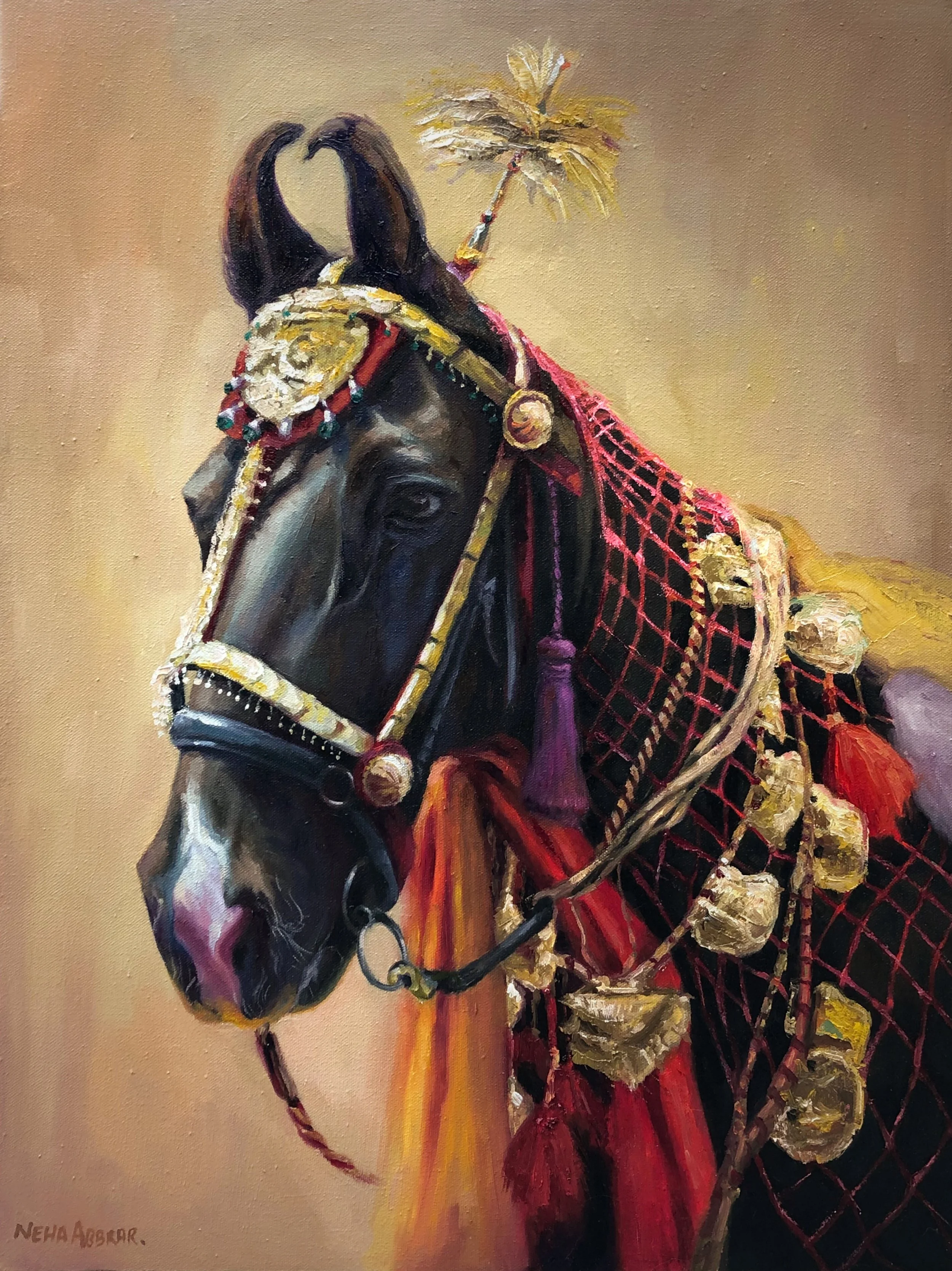 Untitled, 2021, Oils on Canvas - 24 x 18 in